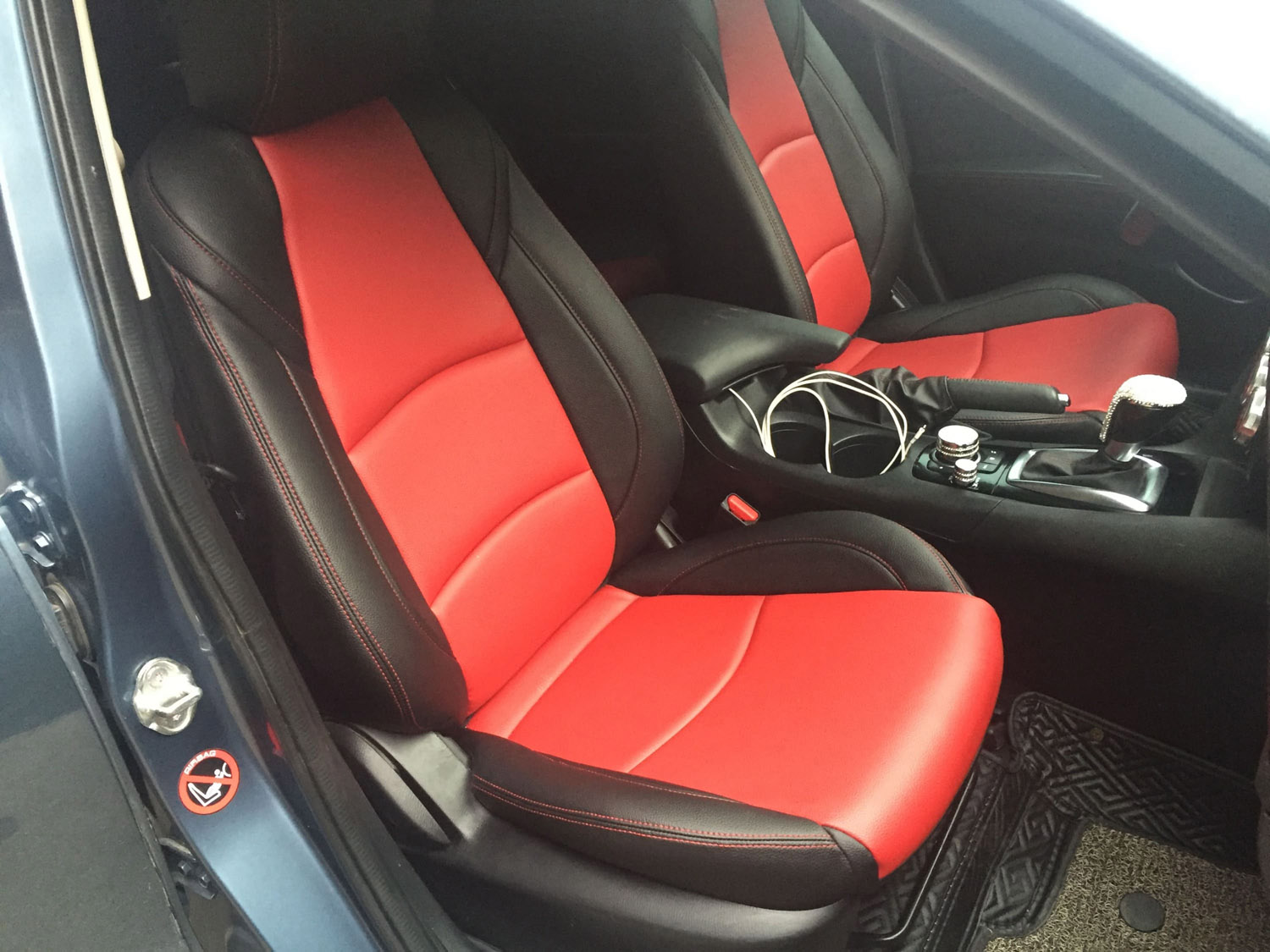 Bọc ghế da xe Mazda 3 đời 2015 - Mazda 3 đổi mầu ghế
