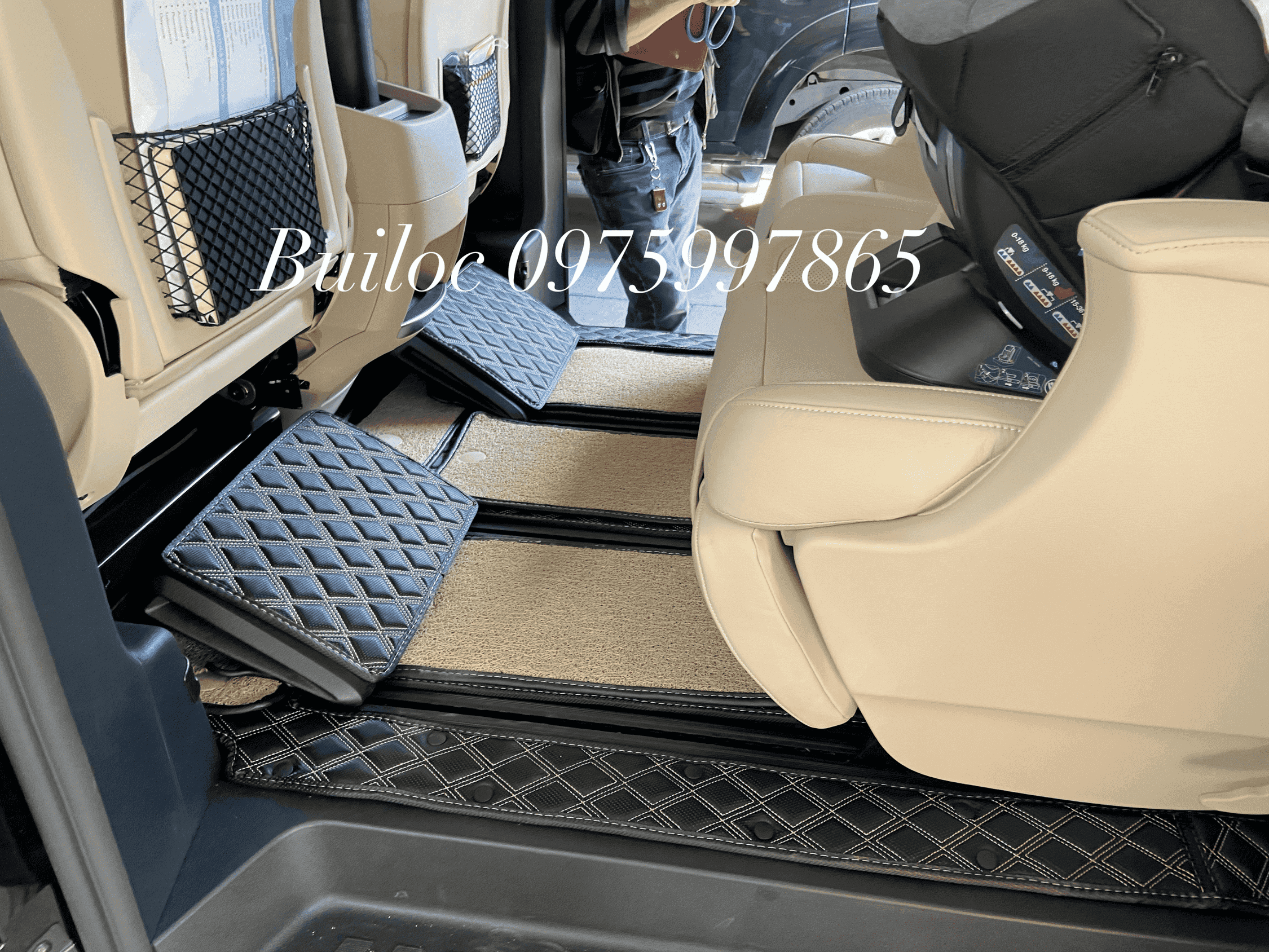 Thảm Lót sàn 5D,6D Mercedes V250 - 2020