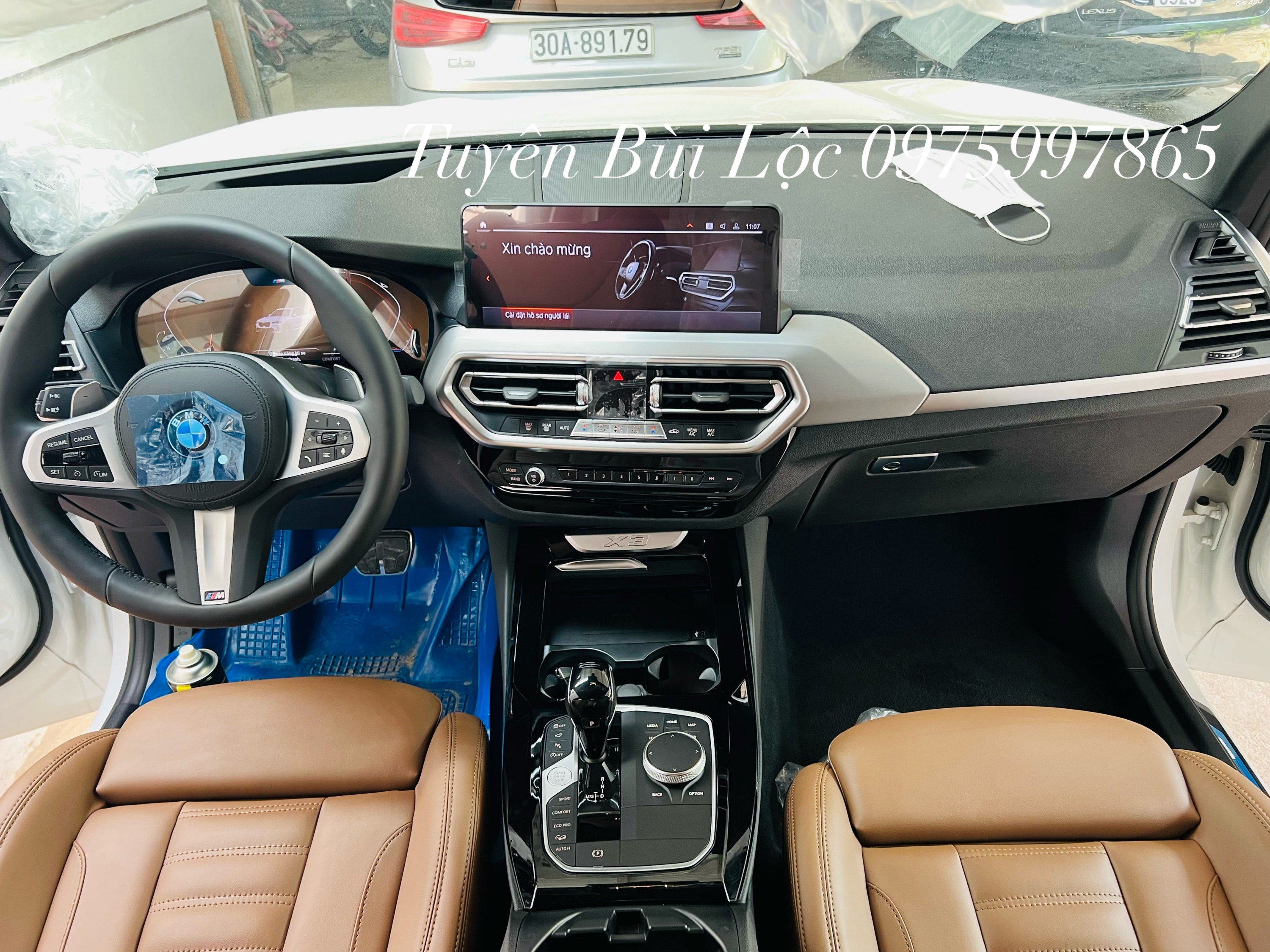 Bọc ghế da ô tô BMW X3 – BMW X3 2023 đổi mầu nội thất uy tín chất lượng
